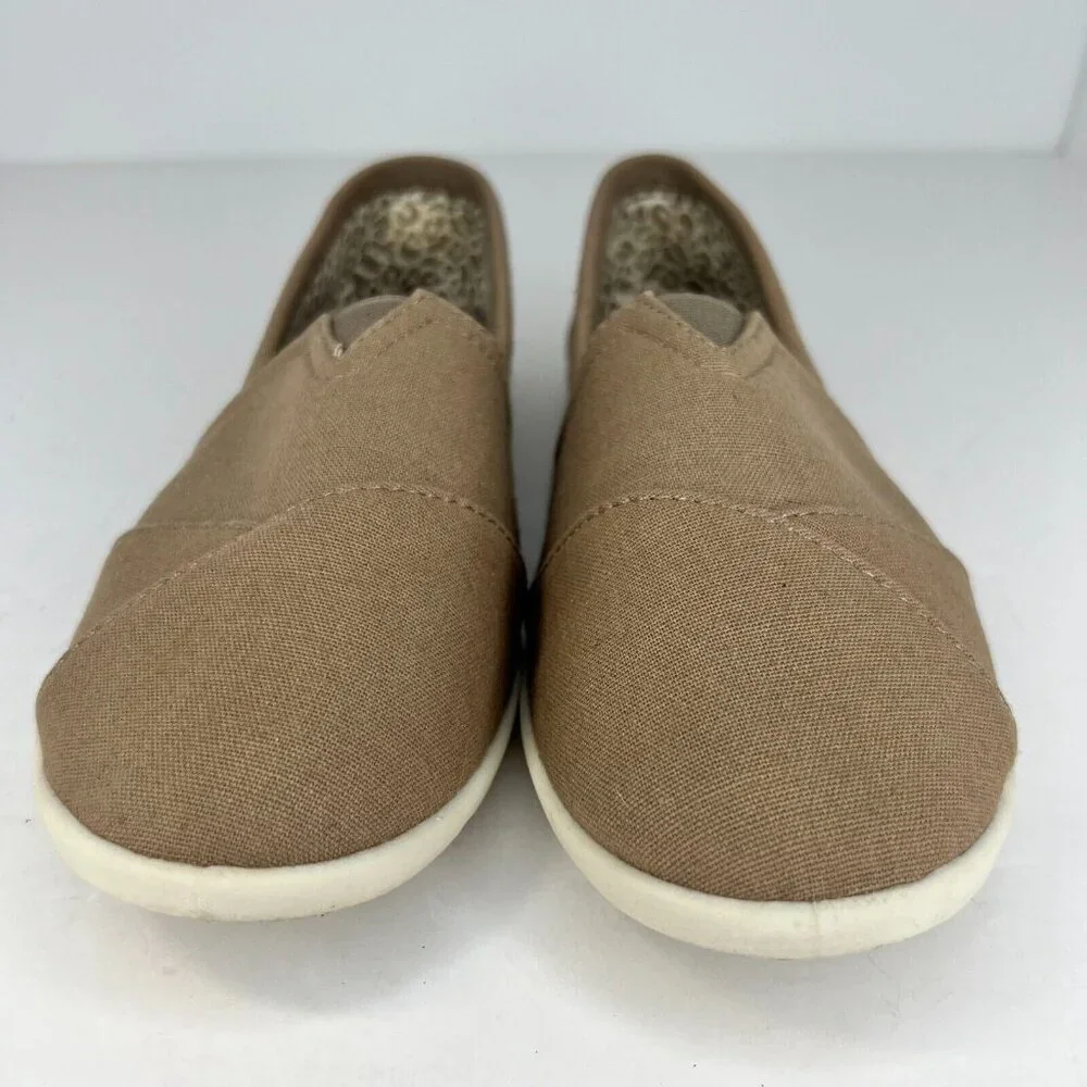 Faded Glory Womens Tan Basic Aline Casual Lightweight Flats Size 9 Slip-On Shoes - Picture 3 of 9